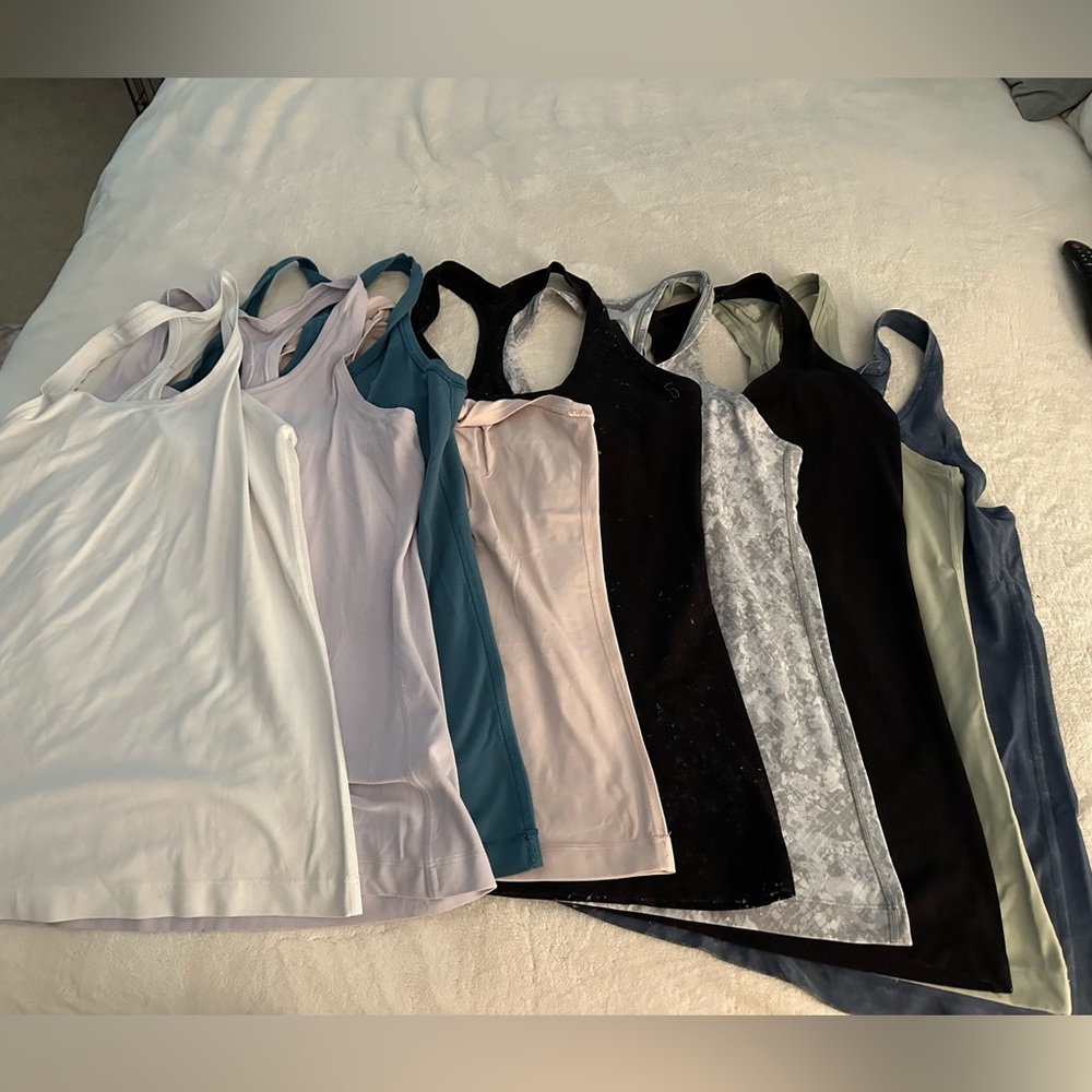 Lululemon cool racerback tank (lot of 9)